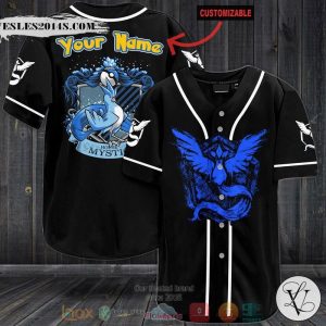 Personalized Pokemon House Mystic Baseball jersey