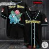 Personalized Pokemon Ivysaur custom Baseball jersey