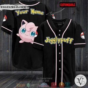Personalized Pokemon Jigglypuff Baseball Jersey