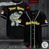 Personalized Pokemon Machoke custom Baseball jersey