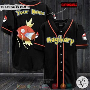 Personalized Pokemon Magikarp custom Baseball jersey