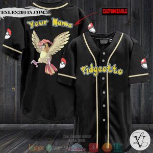 Personalized Pokemon Pidgeotto Baseball Jersey