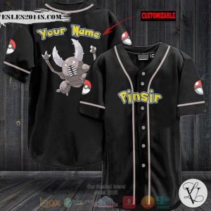 Personalized Pokemon Pinsir custom Baseball jersey