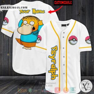 Personalized Pokemon Psyralph Baseball jersey
