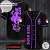 Personalized Purple Mewtwo Baseball Jersey – Black