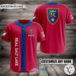 Personalized Real Salt Lake Custom Baseball Jersey