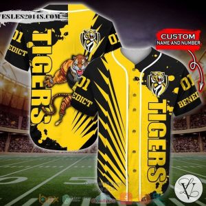 Personalized Richmond Tigers AFL Baseball Jersey Shirt