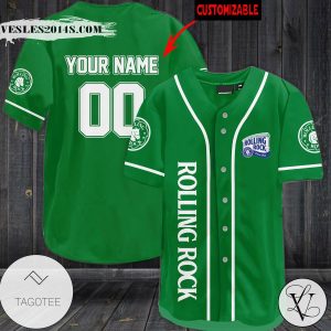 Personalized Rolling Rock Baseball Jersey