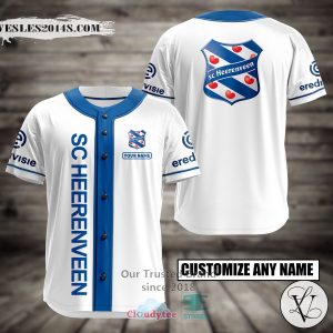 Personalized SC Heerenveen Custom Baseball Jersey
