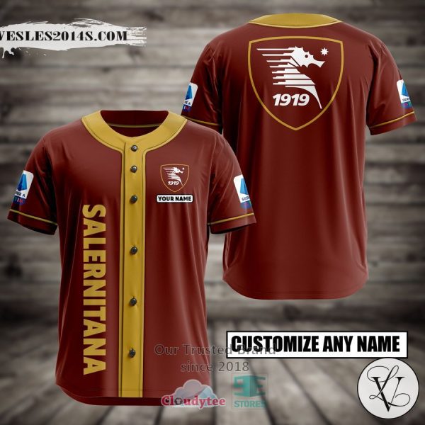 Personalized Salernitana Custom Baseball Jersey