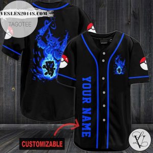 Personalized Samurott Baseball Jersey – Black