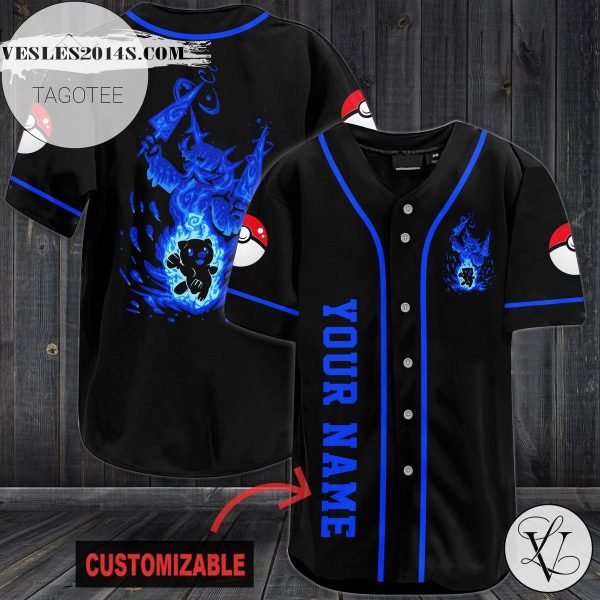 Personalized Samurott Baseball Jersey – Black