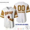 Personalized Scooby Doo Dog All Over Print Pinstripe White Baseball jersey