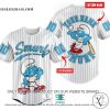 Personalized Smurf striped Baseball Jersey