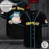 Personalized Snorlax Baseball Jersey – Black