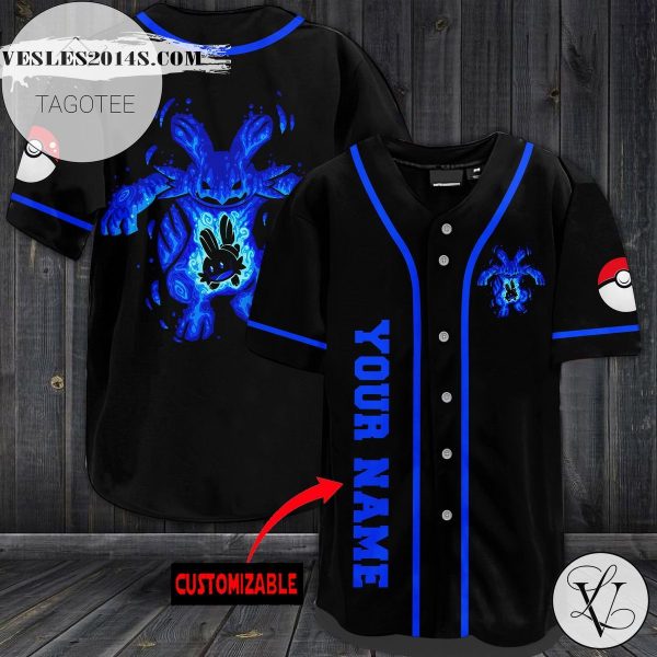 Personalized Swarmpert Baseball Jersey – Black