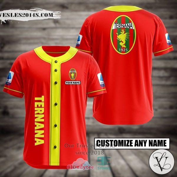 Personalized Ternana Custom Baseball Jersey
