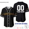 Personalized The Lion King All Over Print Black Baseball jersey
