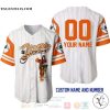 Personalized Tigger Tiger Winnie The Pooh All Over Print Pinstripe White Baseball jersey