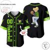 Personalized Tinker Bell Playing Baseball All Over Print Baseball Jersey – Black