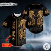 Personalized Twin Dragon Viking Yellow Tattoo Custom Baseball Jersey