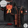 Personalized Typhlosion Baseball Jersey – Black