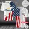 Personalized US Flag Corona Baseball Jersey