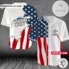 Personalized US Flag Keystone Light Baseball Jersey