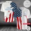 Personalized US Flag Michelob Ultra Baseball Jersey