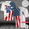 Personalized US Flag Pabst Blue Ribbon Baseball Jersey