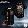 Personalized Victory or Valhalla Viking Skull Custom Baseball Jersey