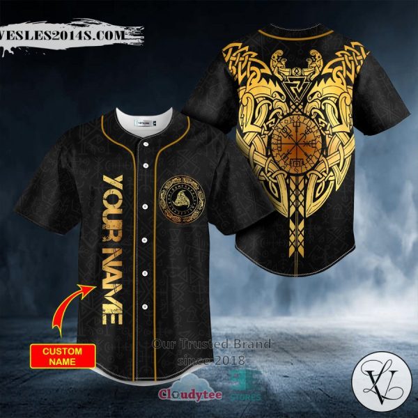 Personalized Viking Blood Eagle Tattoo Custom Baseball Jersey