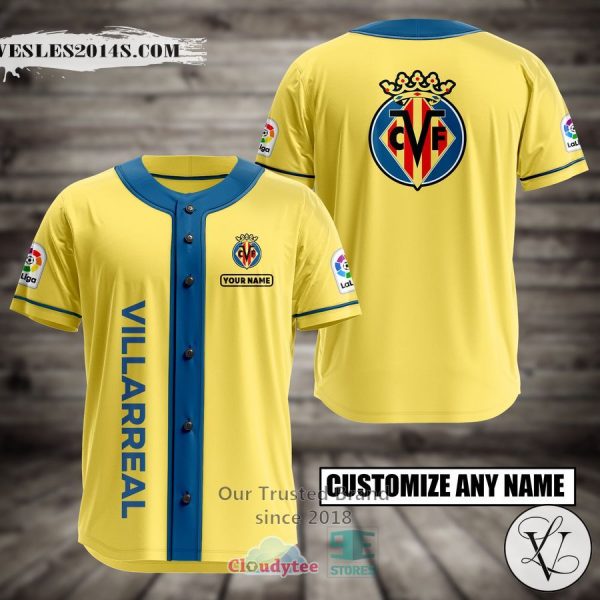 Personalized Villarreal Custom Baseball Jersey