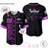 Personalized Villian Ursula The Little Mermaid Playing Baseball All Over Print Black Baseball jersey