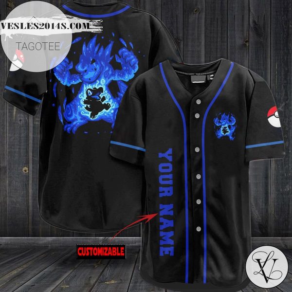 Personalized Waninoko Baseball Jersey – Black