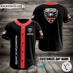 Personalized Washington DC United Custom Baseball Jersey