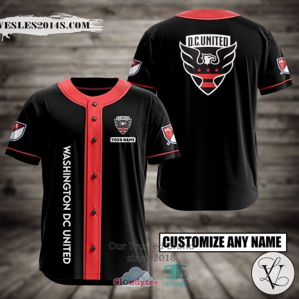Personalized Washington DC United Custom Baseball Jersey