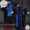Personalized Water Pokemon Baseball Jersey – Black
