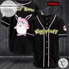 Personalized Wigglytuff Baseball Jersey – Black