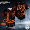 Personalized Winged Dragon On The Cross Skull Custom Baseball Jersey