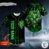 Personalized World Of Warcraft Death Knight Sword Frost Skull Custom Baseball Jersey