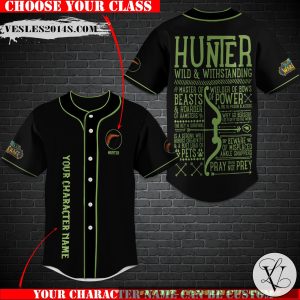 Personalized World of Warcraft Hunter Class Baseball Jersey Shirt
