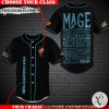 Personalized World of Warcraft Mage Class Baseball Jersey Shirt