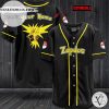 Personalized Zapdos Baseball Jersey – Black