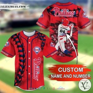 Philadelphia Phillies MLB Personalized Baseball Jersey Shirt