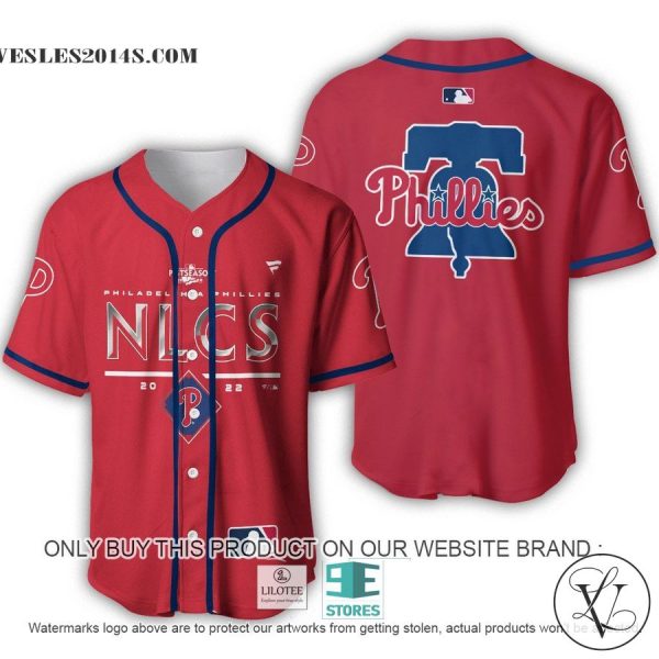 Philadelphia Phillies NLCS 2022 Red Baseball Jersey
