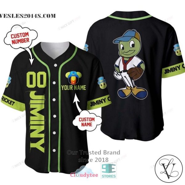 Pinocchio Jiminy Personalized Baseball Jersey Shirt