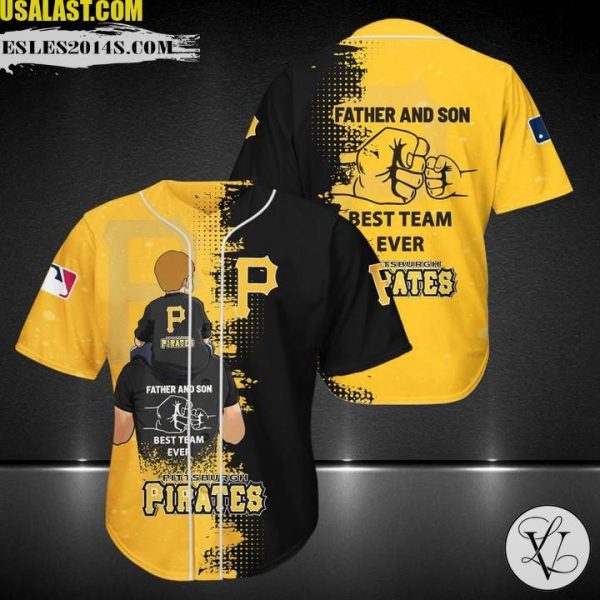 Pittsburgh Pirates Father And Son Team Baseball Jersey Shirt