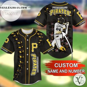 Pittsburgh Pirates Personalized Name Number Baseball Jersey Shirt – MLB