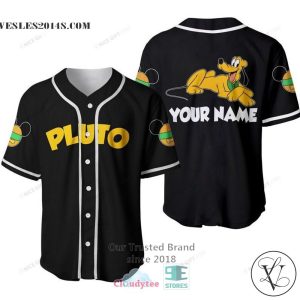 Pluto Cute Custom Name Baseball Jersey Shirt